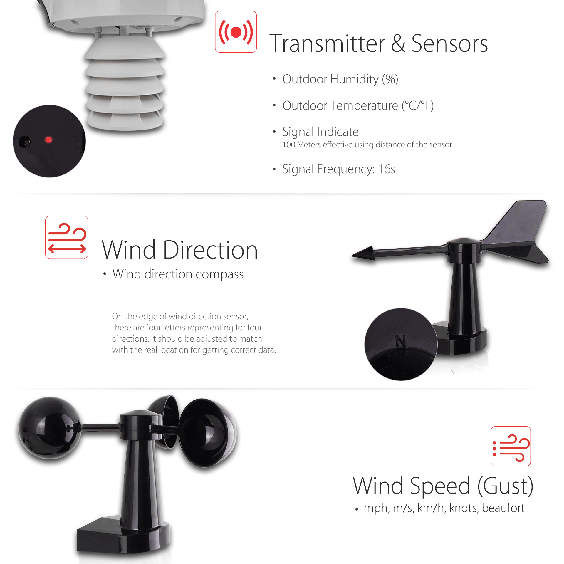 PanTech Weather Station Wireless Australia Weather Monitor PT-WH2900-10