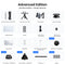 Revopoint MetroX 3D Scanner-Blue Laser Line and Full-field Structured Light- High Level 3D Scanner