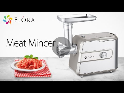 Flora Max 3000W Electric Meat Mincer Sausage Filler Stuffer Kibbe Maker Machine