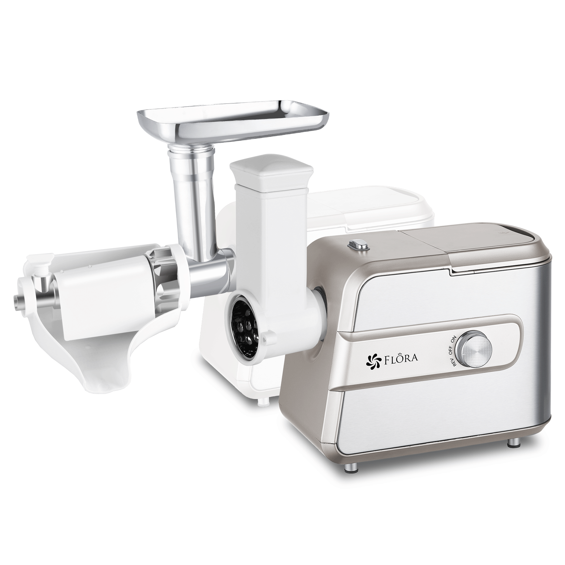 Flora Max 3000W Electric Meat Mincer Sausage Maker Slicer Shredder Tomato Sauce - AU STOCK