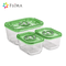 flora Glass Food Vacumm Canister Container