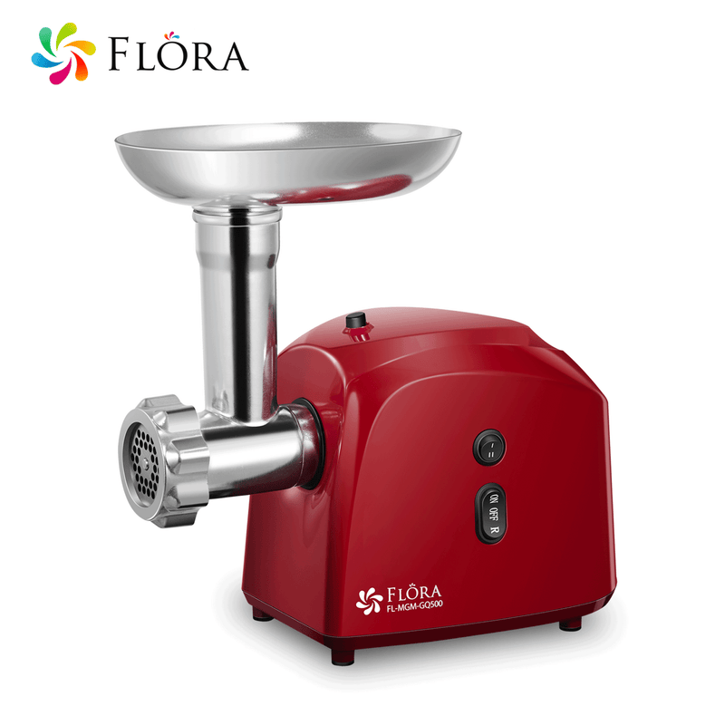 RED Flora Electric Meat Grinder Mincer filler Kibbe Maker Max 2600w