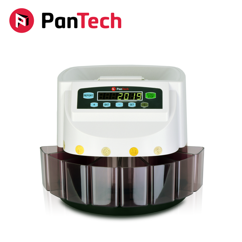 PanTech Australian Coin Sorter Coin Counter Machine Automatic Electronic PT-CSB-WHITEPanTech Australian Coin Sorter