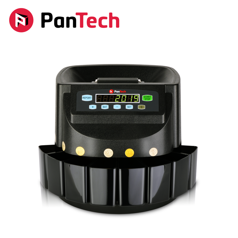PanTech Australian Coin Sorter Coin Counter Machine Automatic Electronic PT-CSB-BLACK