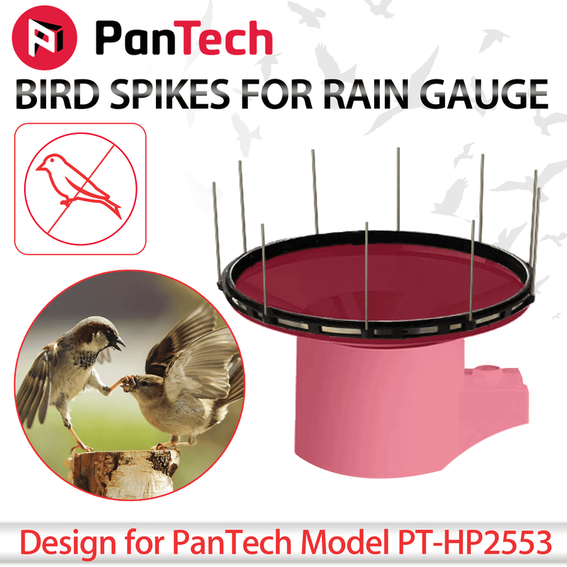 PanTech Weather Station Rain Gauge Bird Spikes design for PanTech Weather Station PT-HP2553