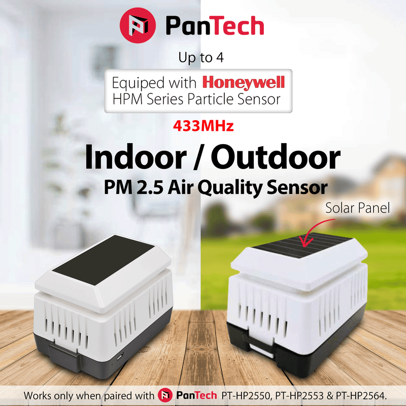 PanTech Outdoor & Indoor PM2.5 Air Quality Sensor design for PanTech Weather Station PT-HP2550 & PT-HP2553-AU STOCK