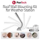 PanTech Weather Station Roof Wall Mounting Kit Mast Pole Mount for Weather Station Outdoor Unit Antenna