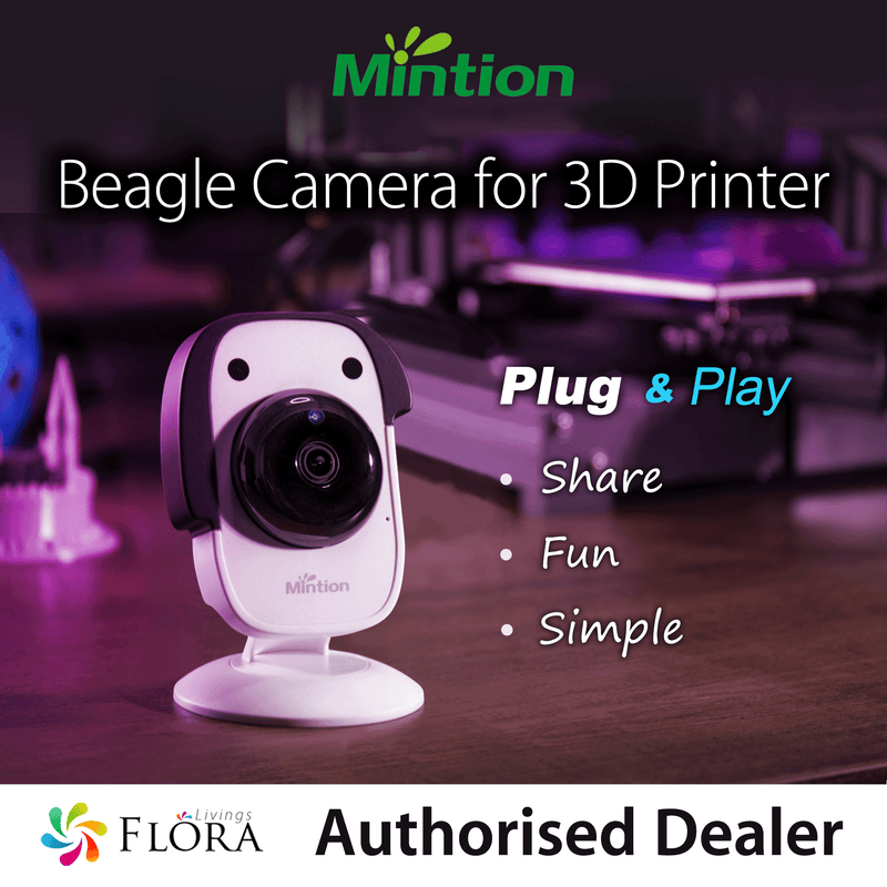 Mintion Beagle P&P Camera for 3D Printer Time-Lapse Video Wifi Connection App/PC Control 32G TF Card