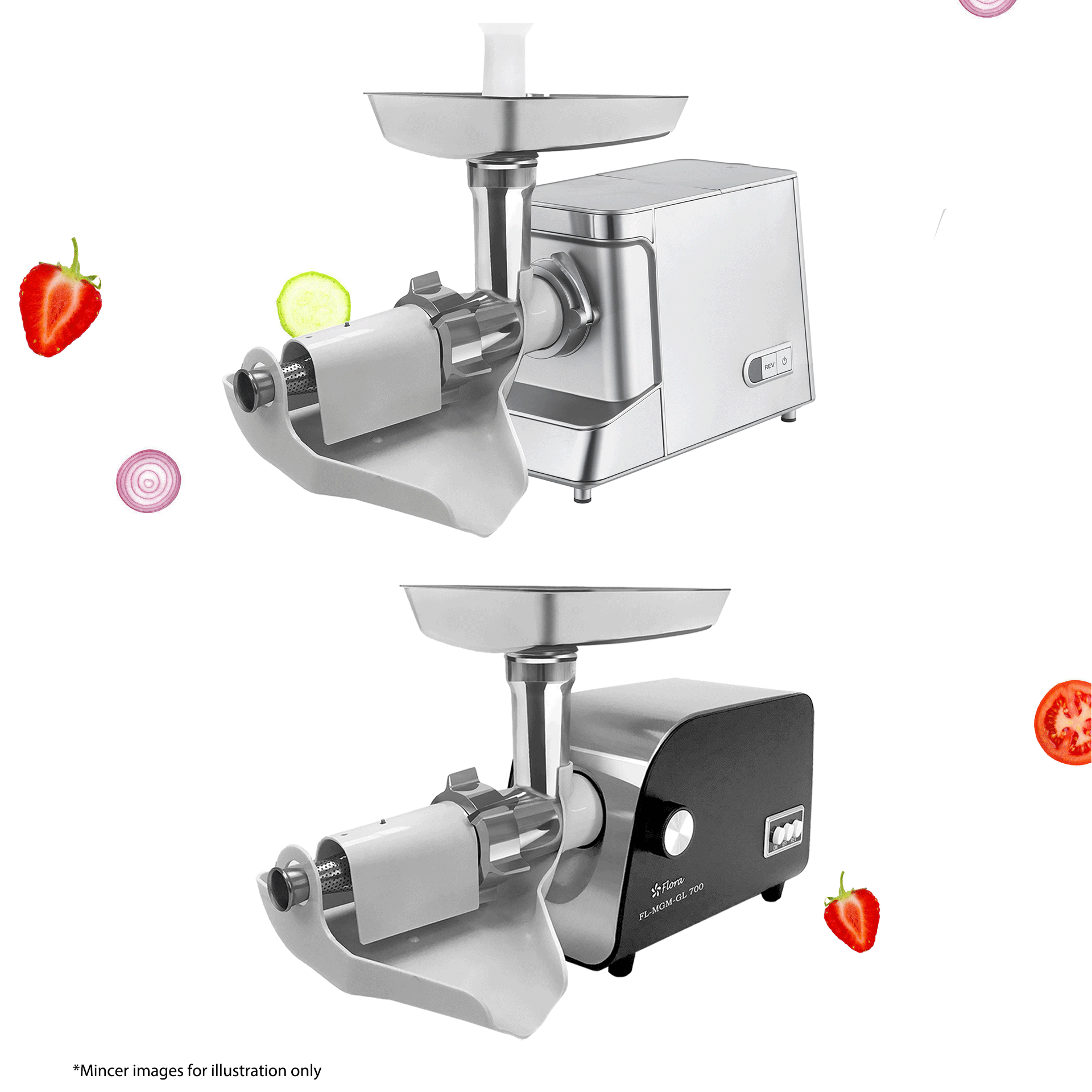 Flora Electric Meat Mincer - Tomato Sauce Maker Kit for Flora 700 Series Electric Meat Mincer Grinder - AU STOCK