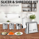 Flora Max 2800W Electric Meat Mincer Sausage Kibbe Maker Slicer Shredder Kit