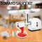 Flora White Electric Meat Grinder Tomato Sauce Slicer Shredder sausage 2600
