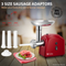 RED Flora Electric Meat Grinder Mincer filler Kibbe Maker Max 2600w