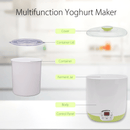 Flora Yoghurt Machine-Yogurt Maker with 1L Capacity Jar-Electric Automatic-FDA Food Grade Jar-Rice Wine DIY-Home Made Yoghurt Strainer- Fermented Curd Maker-AU Local Seller Brand-FL-YME-110