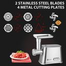 Flora Max 2800W Electric Meat Mincer Sausage Filler Stuffer Kibbeh Maker Machine-Elite Edition-Model: FL-MGM-GS550-AU Stock