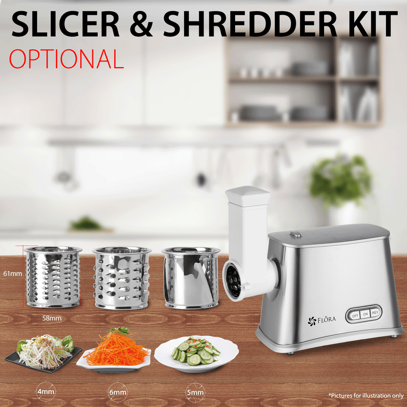 Flora Max 2800W Electric Meat Mincer Sausage Maker Slicer Shredder Tomato Sauce-Elite Edition-Model: FL-MGM-GS550-AU Stock