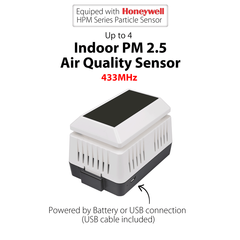 PanTech Outdoor & Indoor PM2.5 Air Quality Sensor design for PanTech Weather Station PT-HP2550 & PT-HP2553