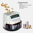 PanTech Australian Coin Sorter Coin Counter Machine Automatic Electronic PT-CSB-WHITE