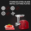 Flora Electric Meat Mincer Slicer Shredder Kit Grinder Maker Sausage Filler