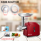 Flora Electric Meat Mincer Slicer Shredder Kit Grinder Maker Sausage Filler