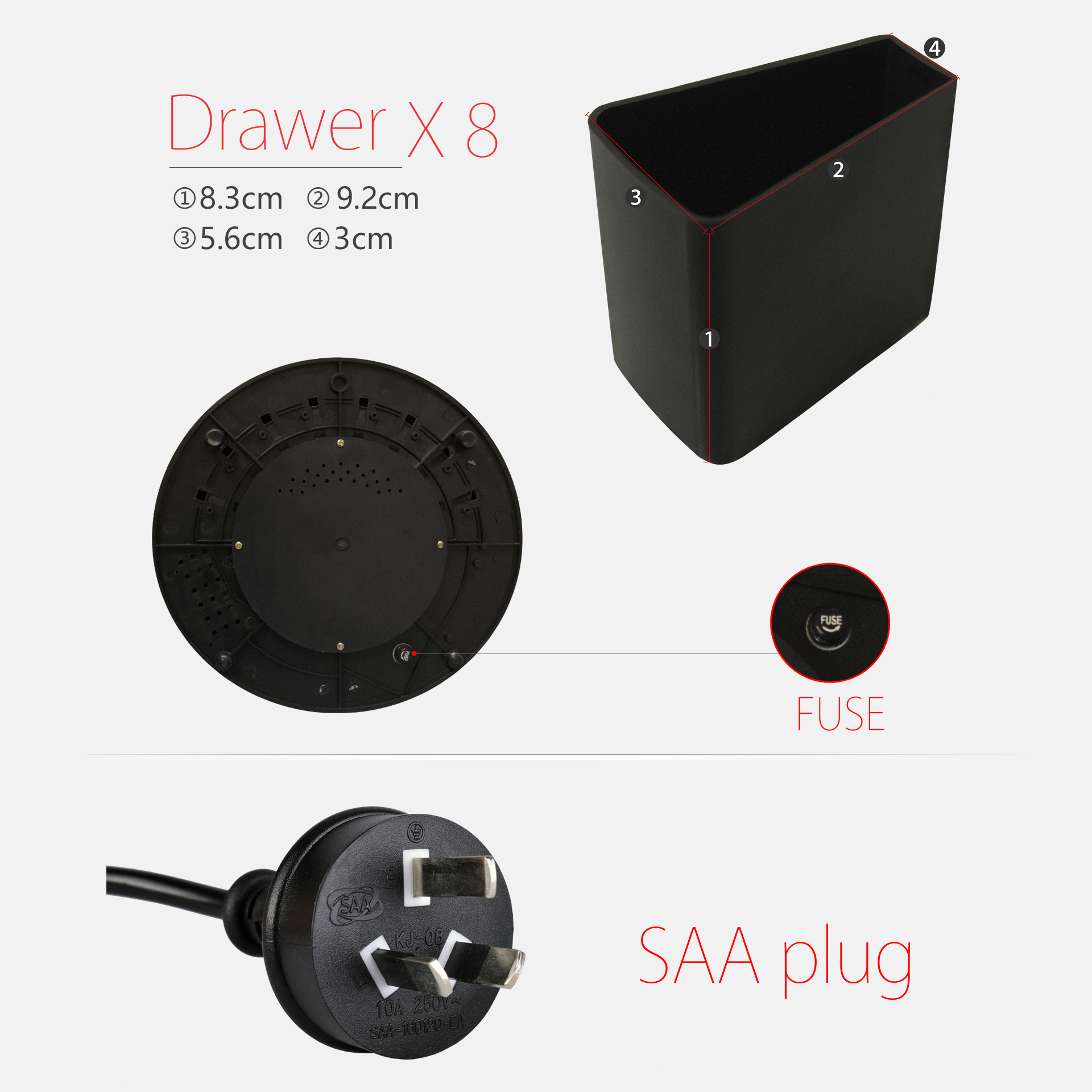 PanTech Australian Coin Sorter Coin Counter Machine Automatic Electronic PT-CSA-BLACK