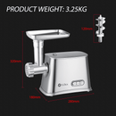 Flora Max 2800W Electric Meat Mincer Sausage Filler Stuffer Kibbeh Maker Machine-Elite Edition-Model: FL-MGM-GS550-AU Stock