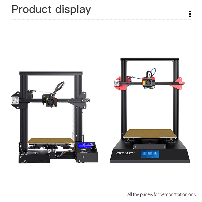 Creality PEI 3D Printing Printer Spring Steel Magnetic Bed Plate Kit Frosted, Glossy or Double-Side Surface 235x235 255x245 320x310 377x370mm