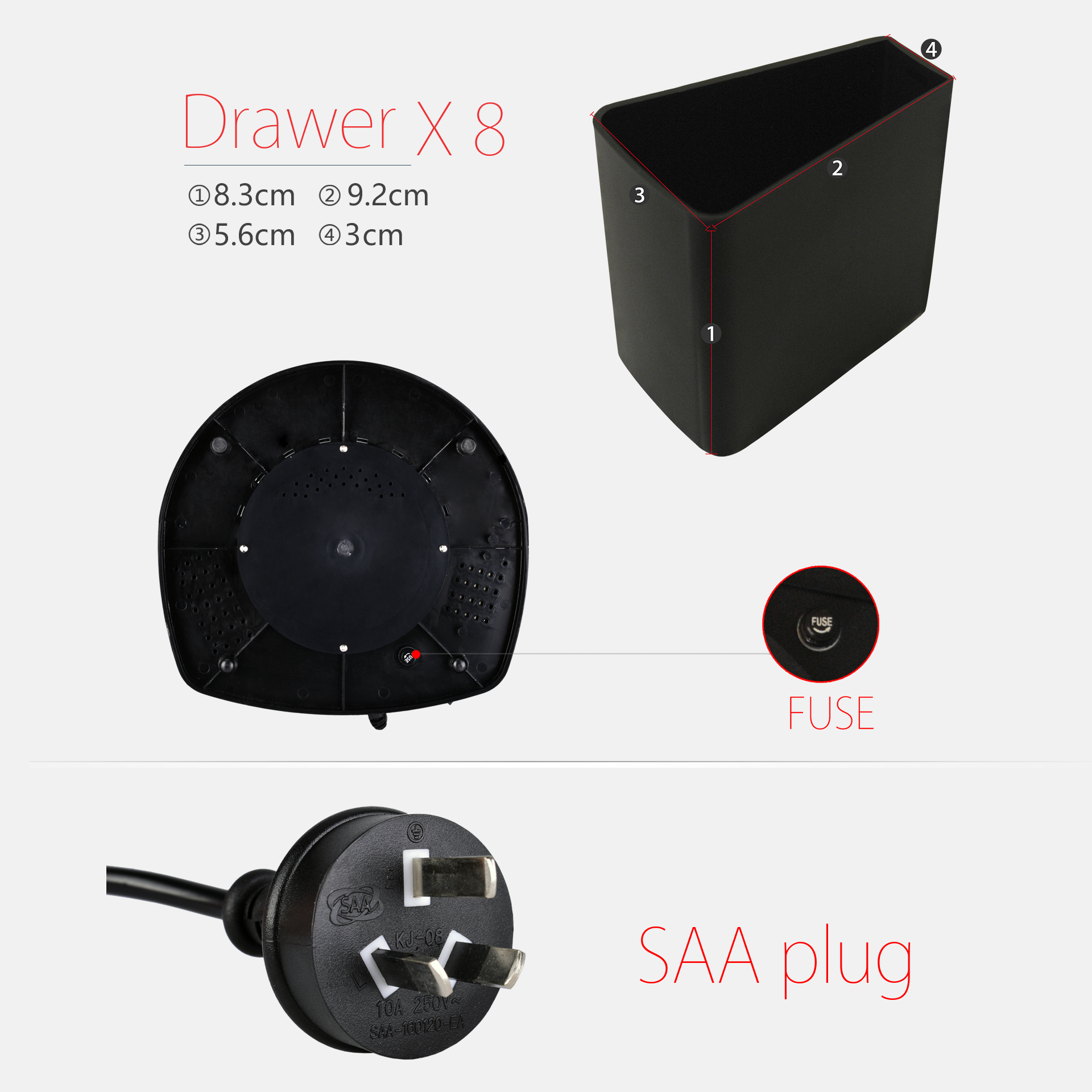 PanTech Australian Coin Sorter Coin Counter Machine Automatic Electronic PT-CSB-BLACK