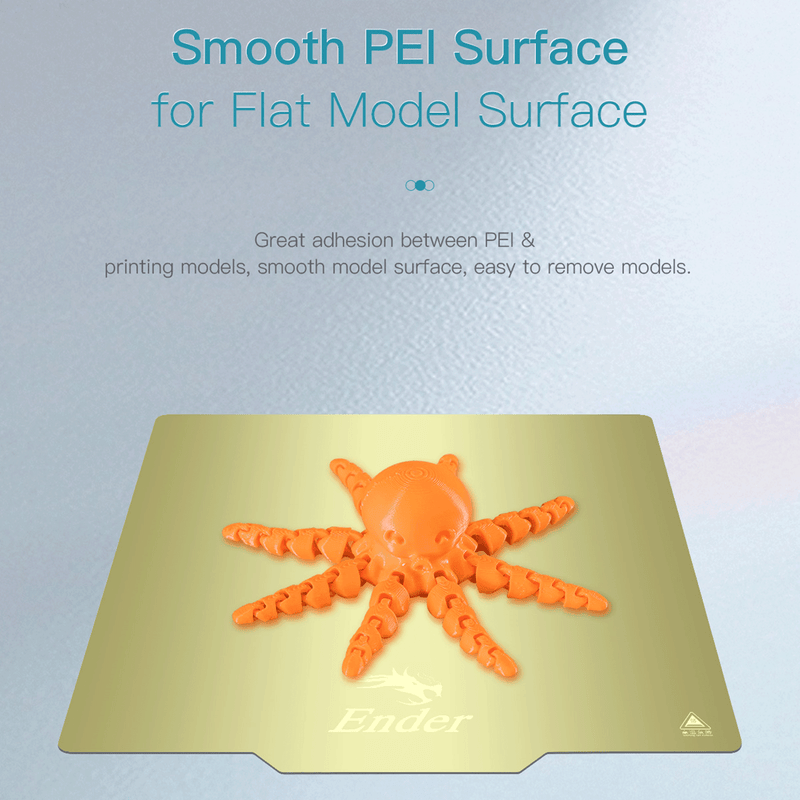 Creality PEI 3D Printing Printer Spring Steel Magnetic Bed Plate Kit Frosted, Glossy or Double-Side Surface 235x235 255x245 320x310 377x370mm