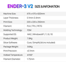 Creality ENDER-3 V2 DIY 3D Printer