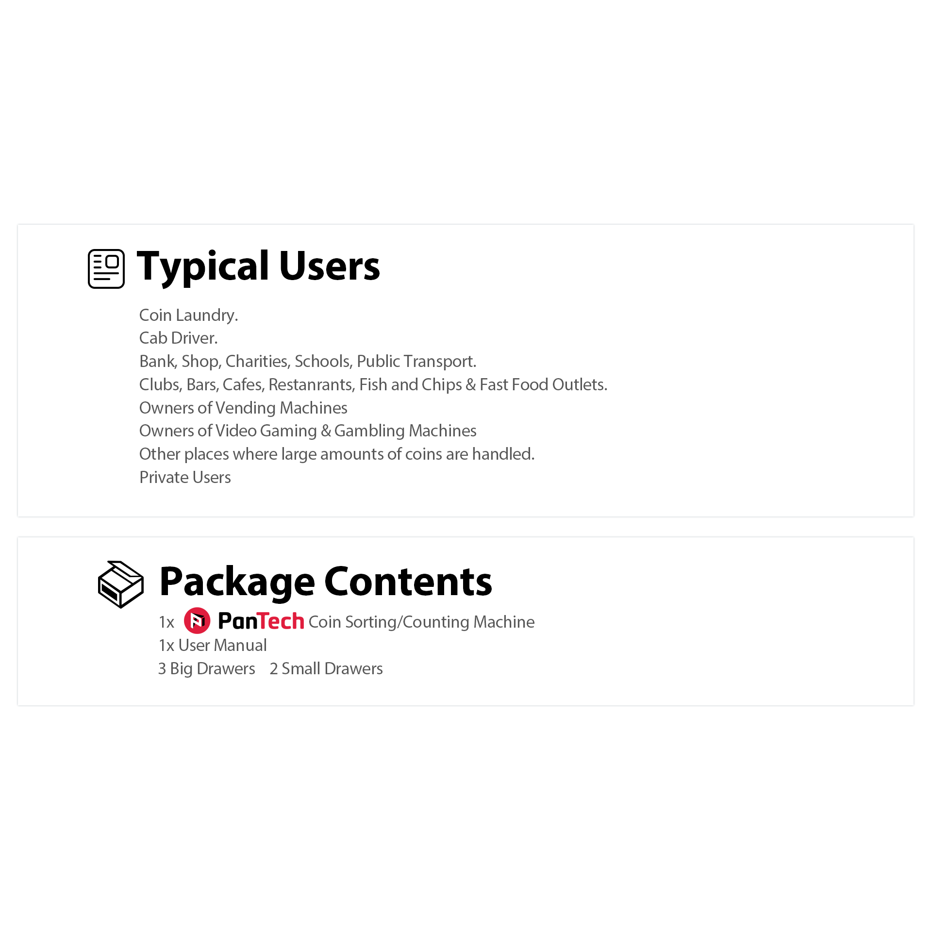 PanTech New Zealand NZ Coin Sorter Counter Automatic Electronic Counting Machine